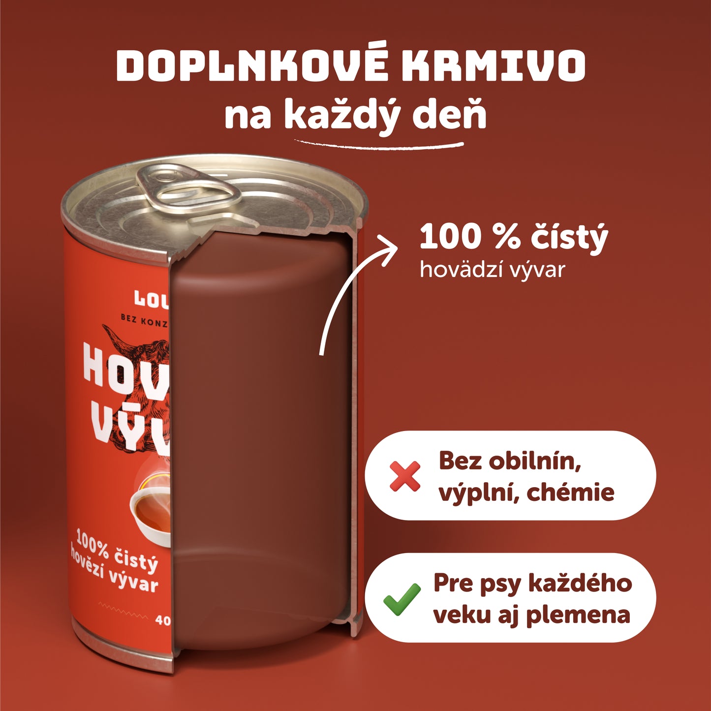 Výhodné balenie 8ks - Hovädzí vývar 400g