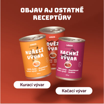 Výhodné balenie 8ks - Hovädzí vývar 400g