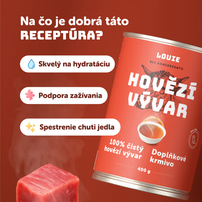 Výhodné balenie 8ks - Hovädzí vývar 400g