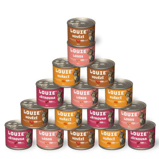 Mačací ochutnávkový balíček 200g - 16ks