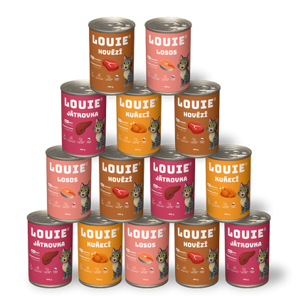 Mačací ochutnávkový balíček 400g - 14ks