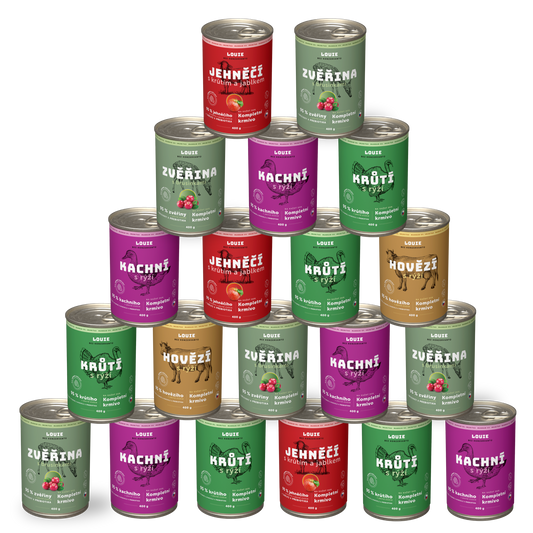 Balíček pre citlivé brušká 20ks - 400g