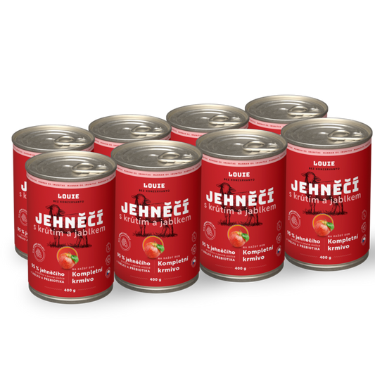 Výhodné balenie 8 ks - Jahňacie s morčacím a jablkom 400g