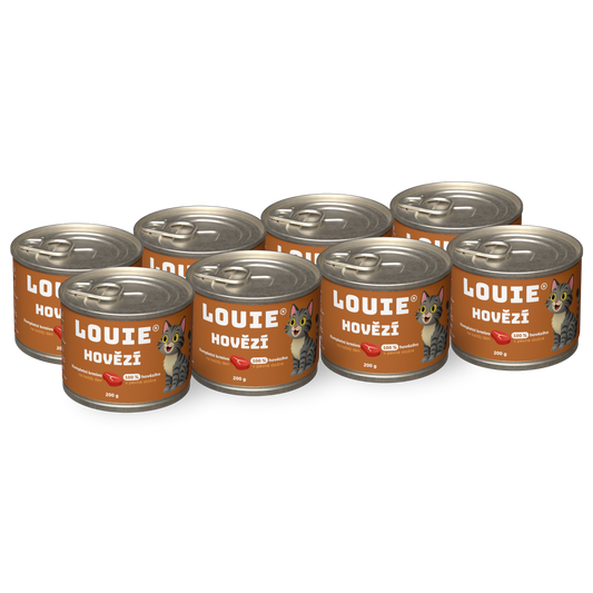 Výhodné balenie 8 ks - Hovädzie s prebiotikami 200g