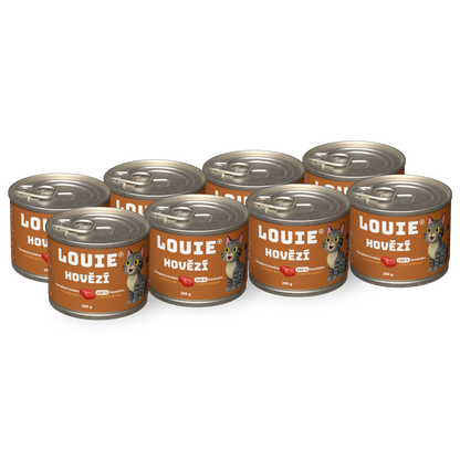 Výhodné balenie 8 ks - Hovädzie s prebiotikami 200g