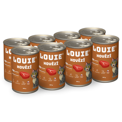 Výhodné balenie 8 ks - Hovädzie s prebiotikami 400g