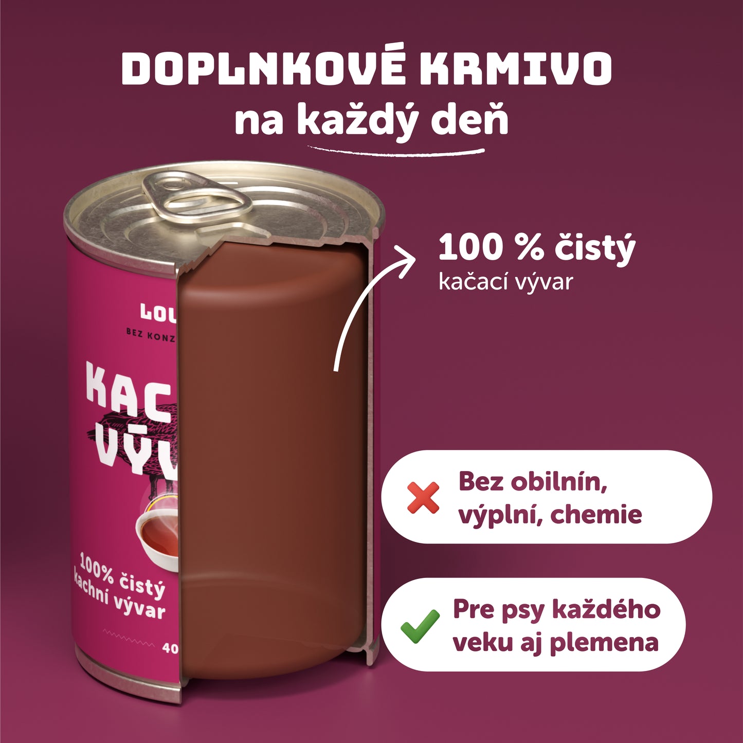 Kačací vývar 400 g