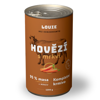 Hovädzie s mrkvou 1200g