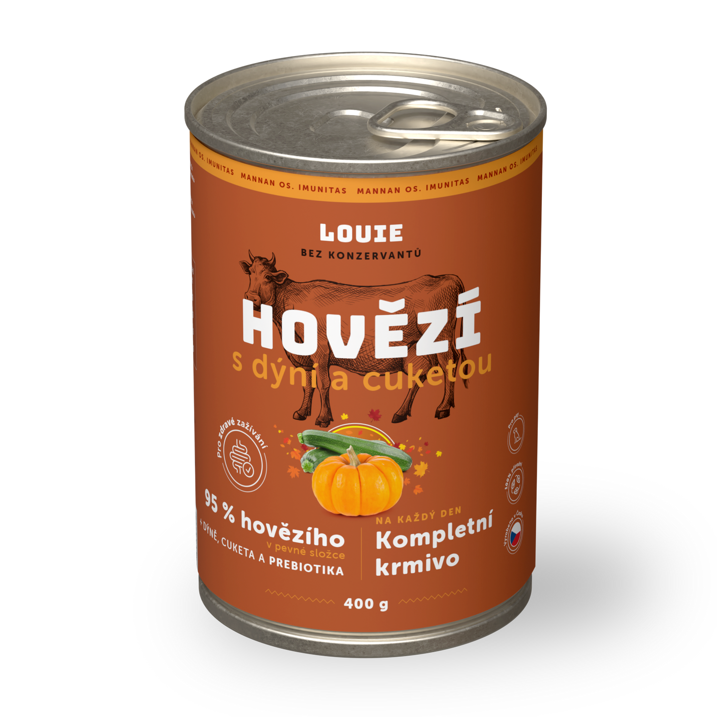 Hovädzie s dyňou, cuketou a prebiotikami 400g
