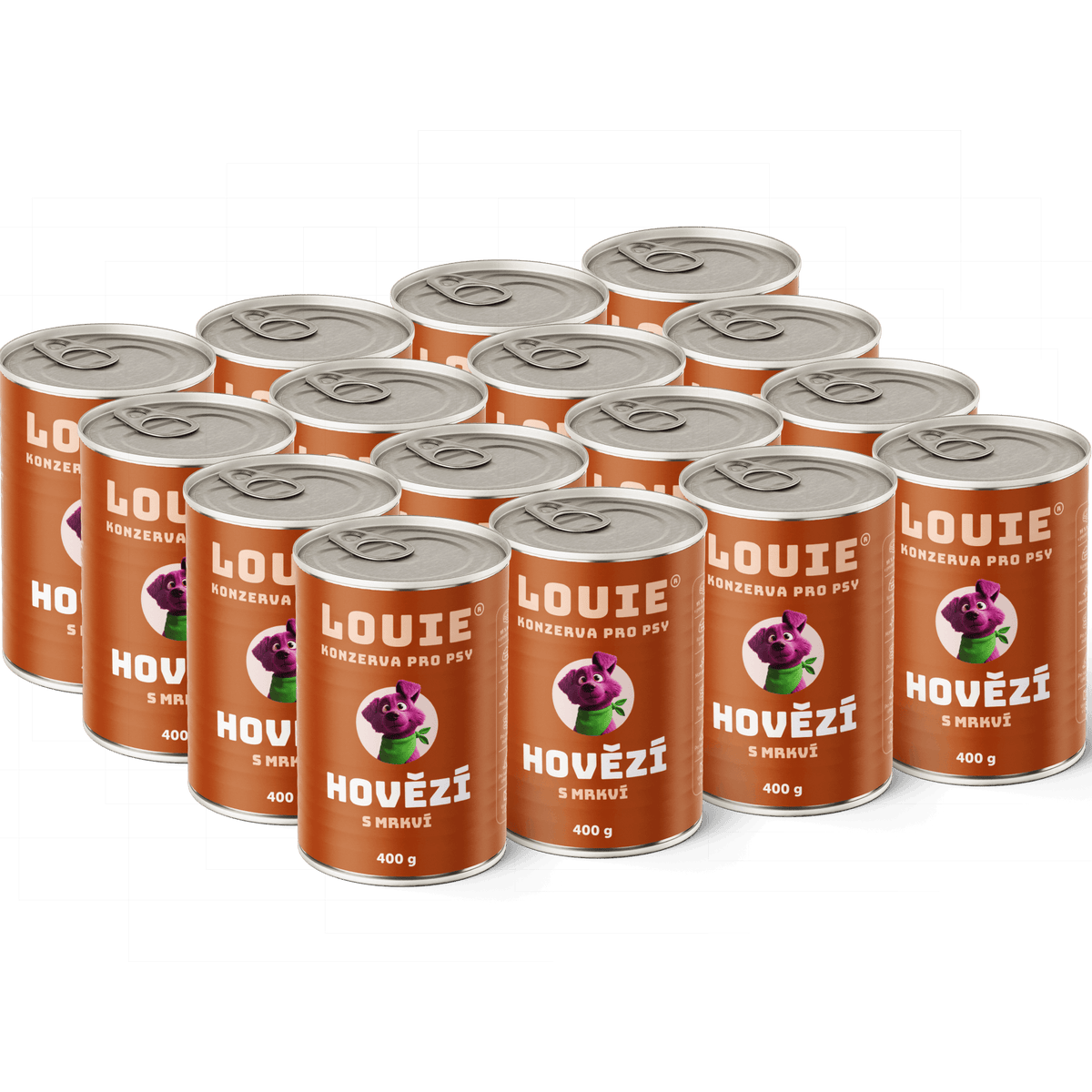 Hovädzie s mrkvou | 16ks | 400g