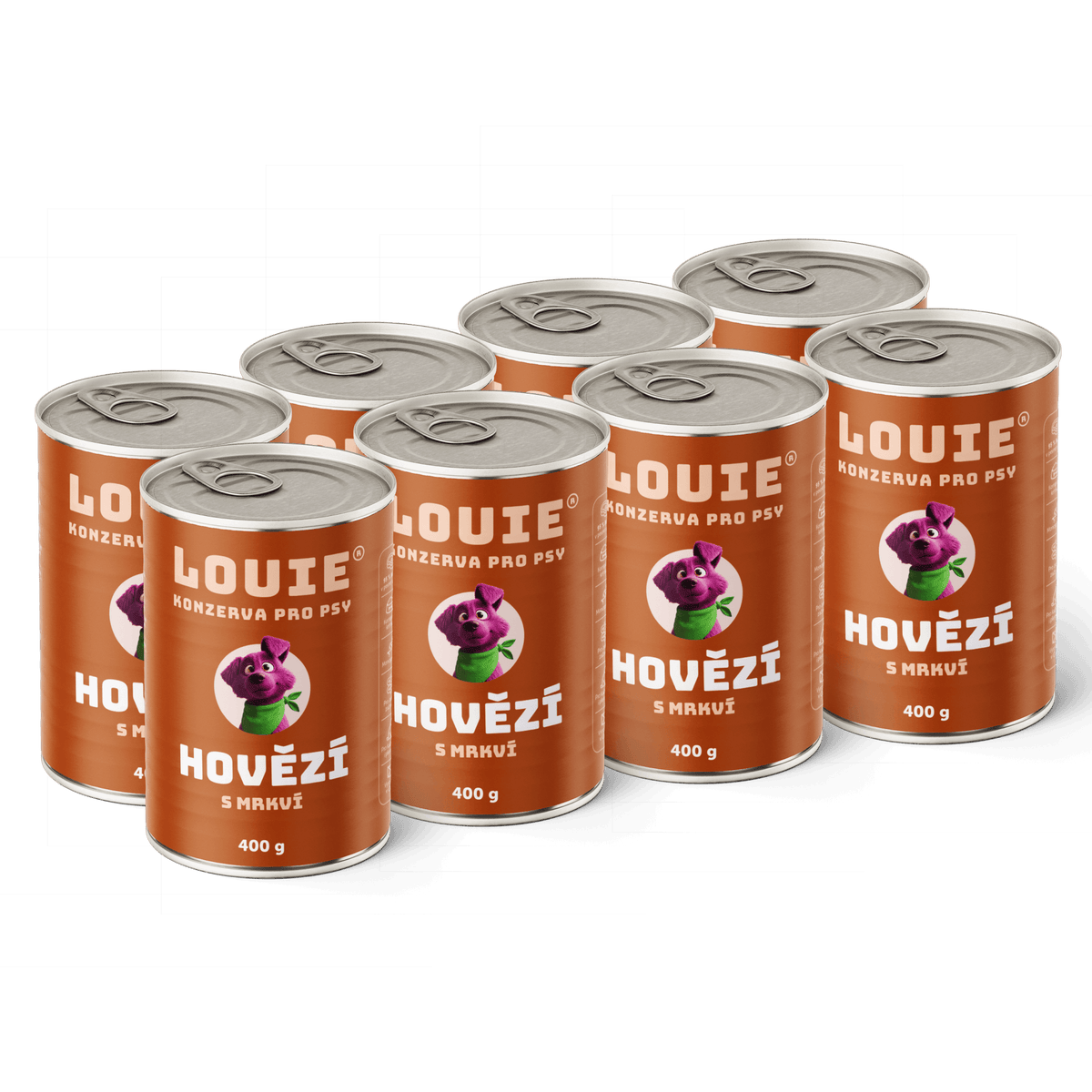 Hovädzie s mrkvou | 8ks | 400g