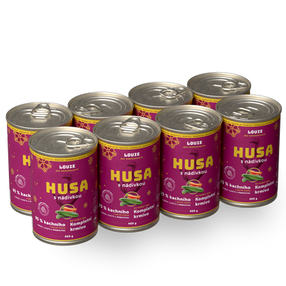 Výhodné balenie 8 ks - Husa s plnkou