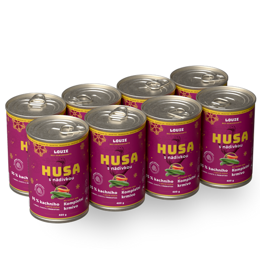 Výhodné balenie 8 ks - Husa s plnkou