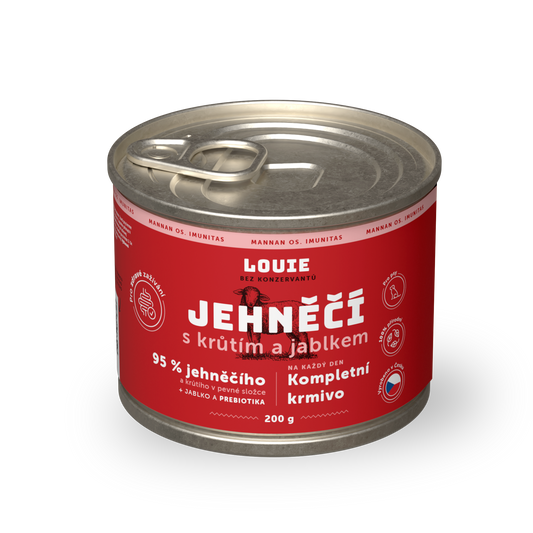 Jahňacie s morčacím a jablkom 200g