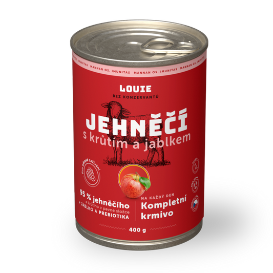 Jahňacie s morčacím a jablkom 400g