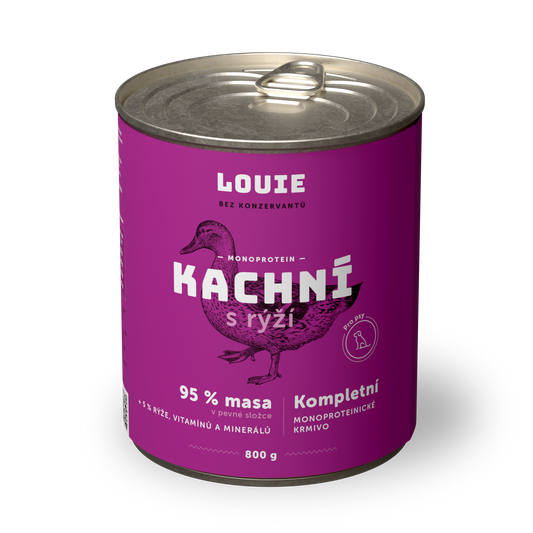 Kačacie s ryžou 800g