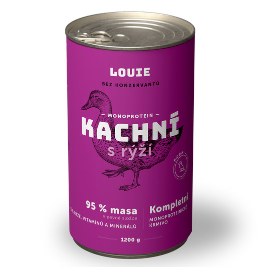 Kačacie s ryžou 1200g