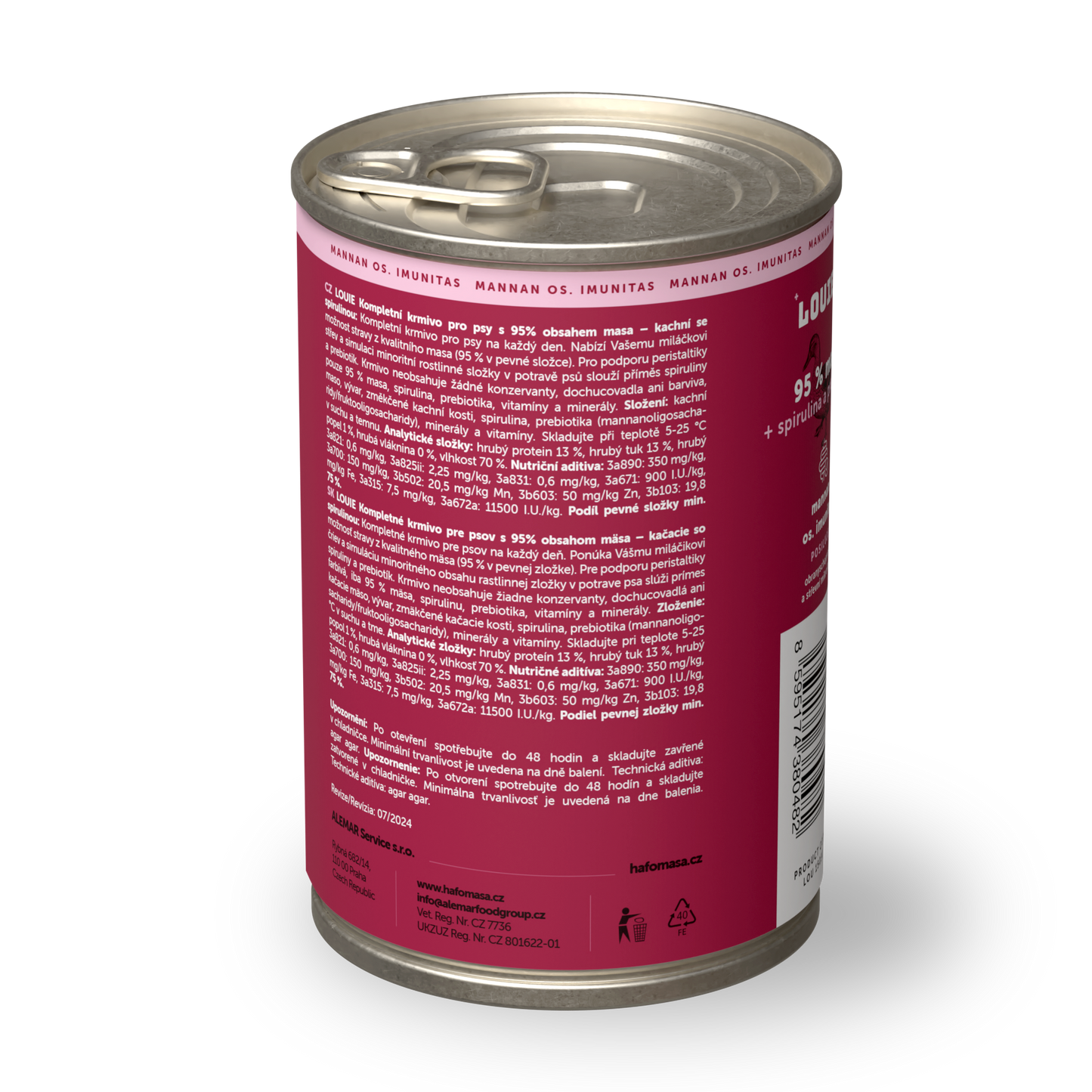 Kačacie so spirulinou a prebiotikami 400 g