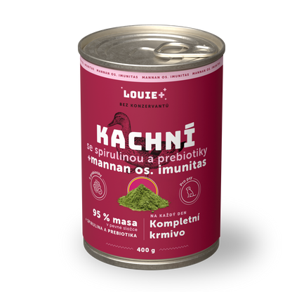 Kačacie so spirulinou a prebiotikami 400 g