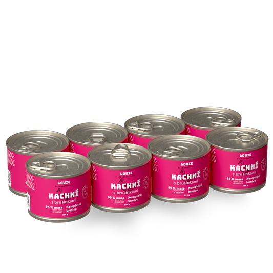 Výhodné balenie 8 ks - Kačacie s brusnicami 200g