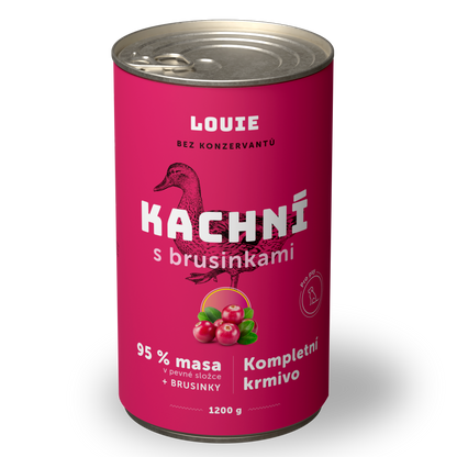 Kačacie s brusnicami 1200g