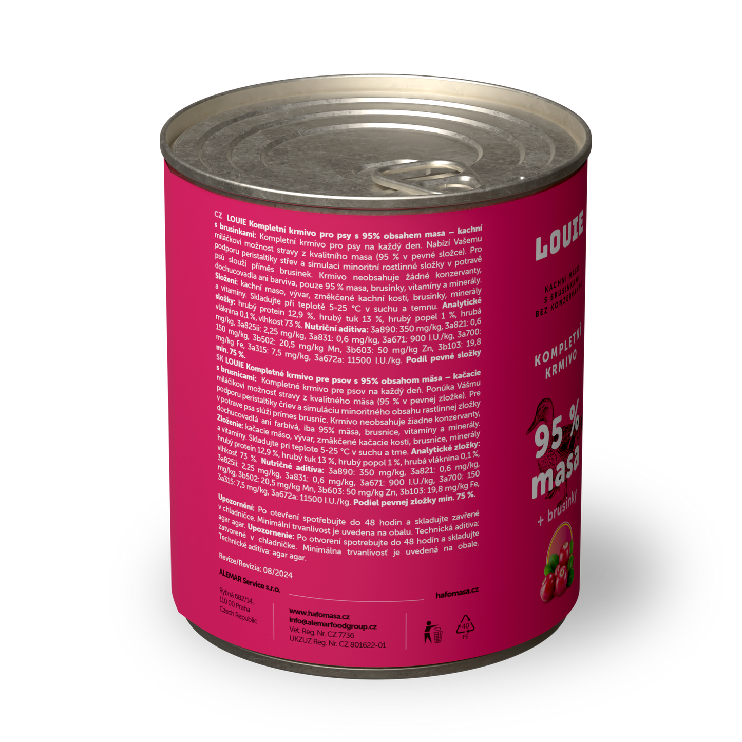 Výhodné balenie 6 ks - Kačacie s brusnicami 800g