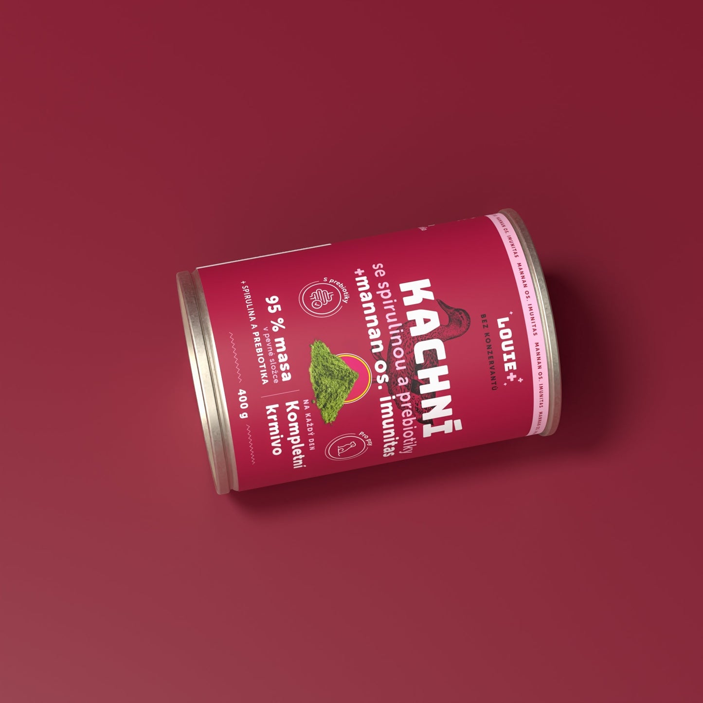 Kačacie so spirulinou a prebiotikami 400 g