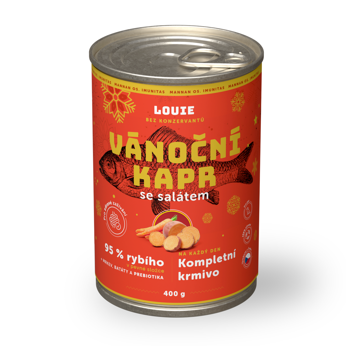 Vianočný kapor so šalátom 400g