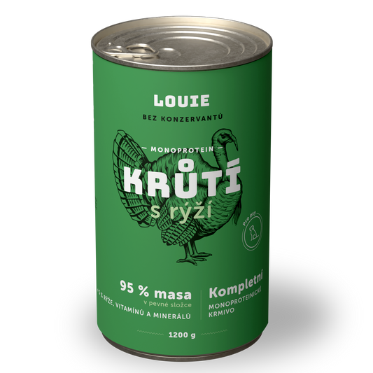 Morčacie s ryžou 1200g