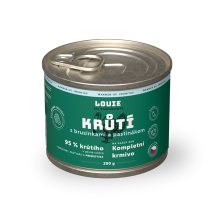 Morčacie s brusnicami, pastrnákom a prebiotikami 200g