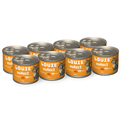 Výhodné balenie 8 ks - Kuracie s prebiotikami 200g