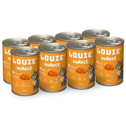 Výhodné balenie 8 ks - Kuracie s prebiotikami 400g