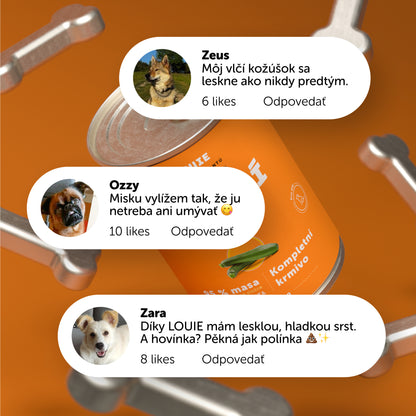 Výhodné balenie 8 ks - Kuracie s cuketou 200g