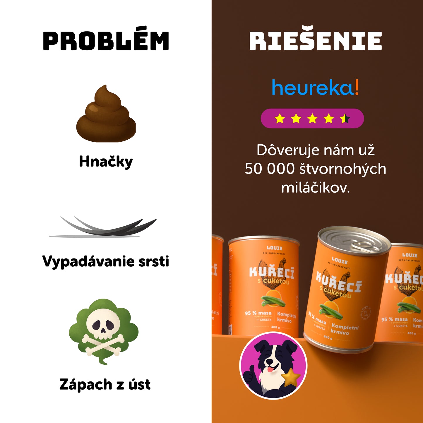 Výhodné balenie 8 ks - Kuracie s cuketou 200g