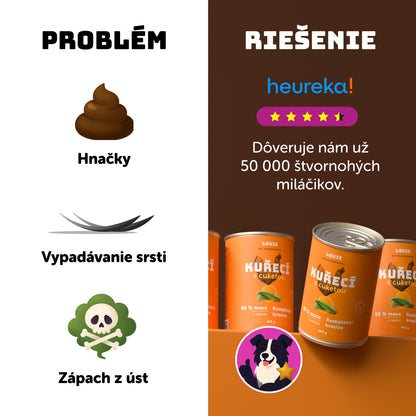 Výhodné balenie 8 ks - Kuracie s cuketou 200g