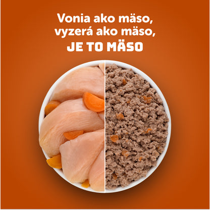 Kuracie s mrkvou a prebiotikami 400g