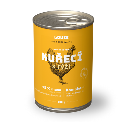 Kuracie s ryžou 400g