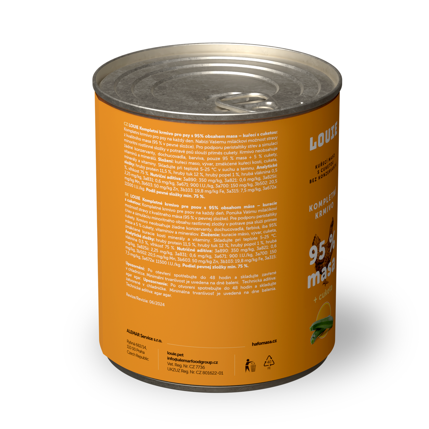 Kuracie s cuketou 800g