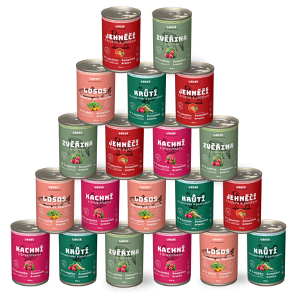 Balíček lesklá srsť 20 ks - 400g