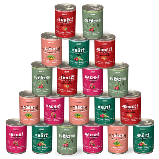 Balíček lesklá srsť 20 ks - 400g