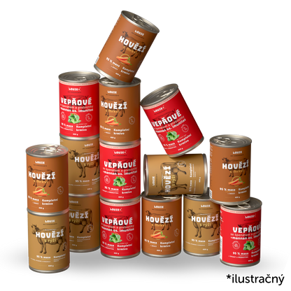 Balíček pre mäsožravcov | 15ks | 400g