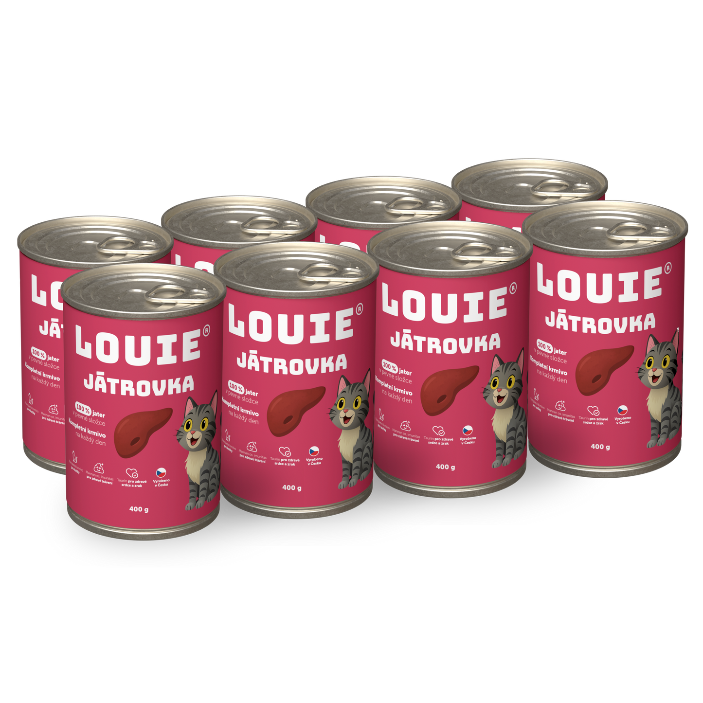 Výhodné balenie 8 ks - Pečeňová s prebiotikami 400g