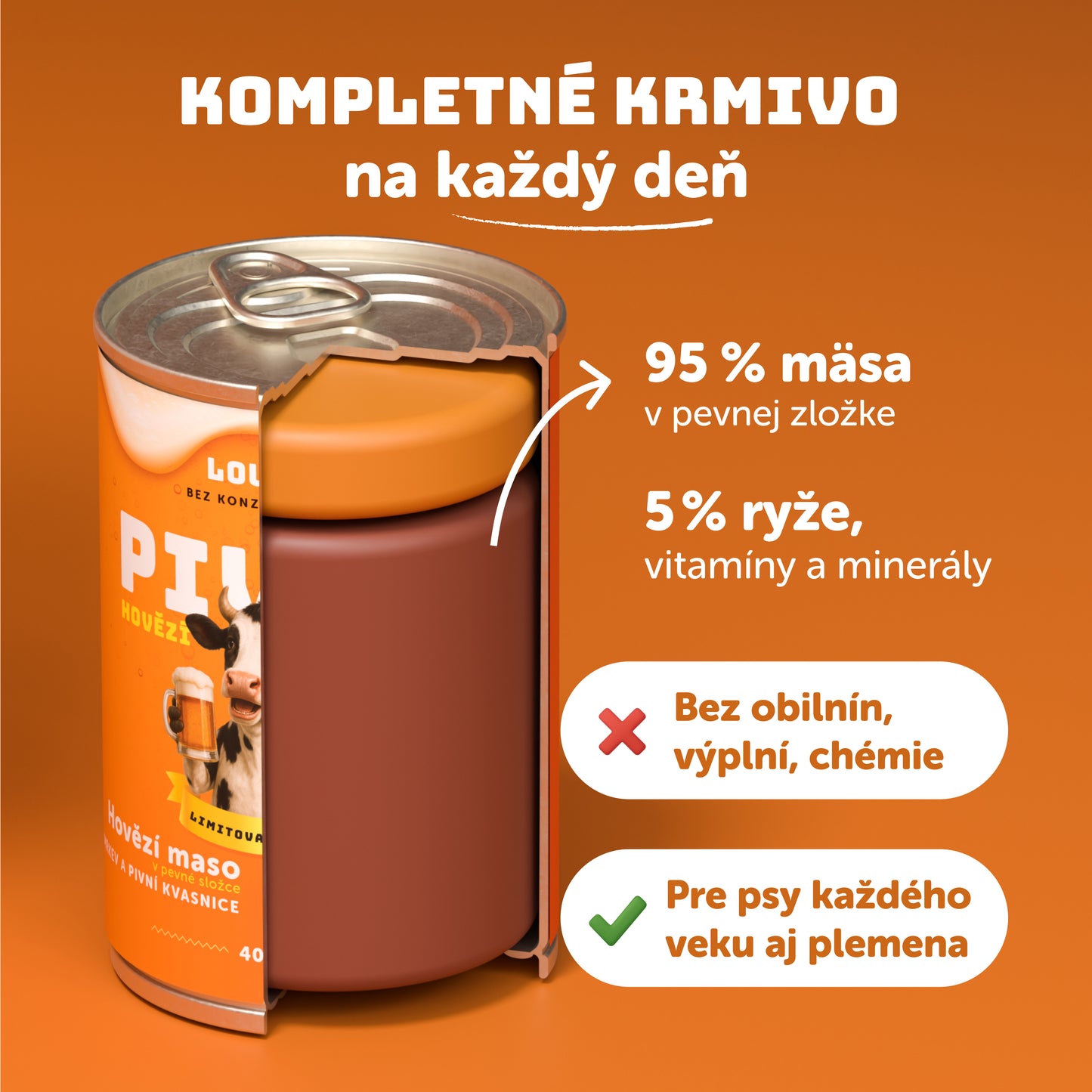 Pivné hovädzie s mrkvou a kvasnicami 400g