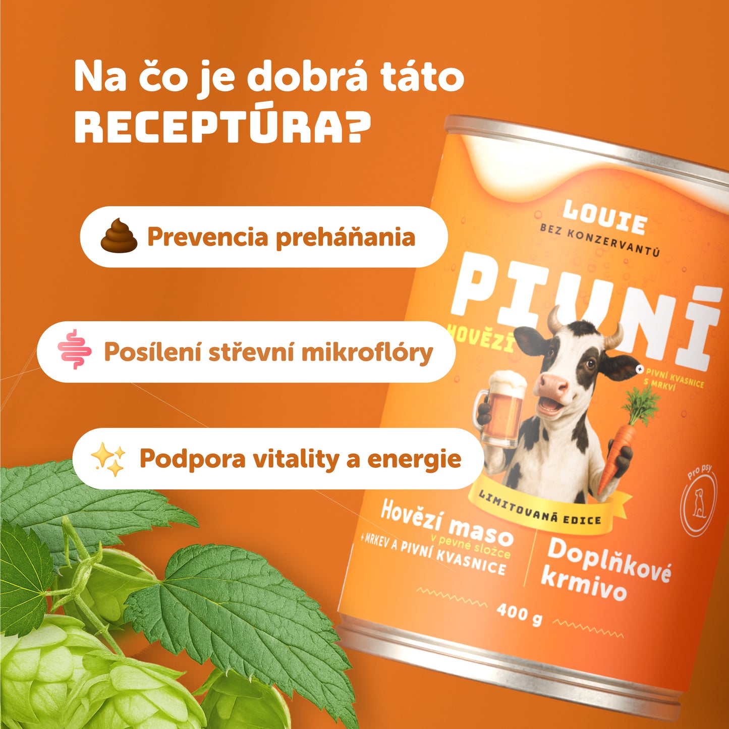 Pivné hovädzie s mrkvou a kvasnicami 400g