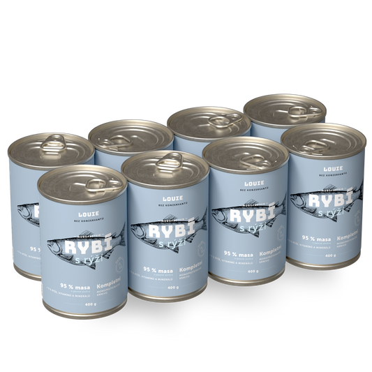 Výhodné balenie 8 ks - Ryba s ryžou 400g