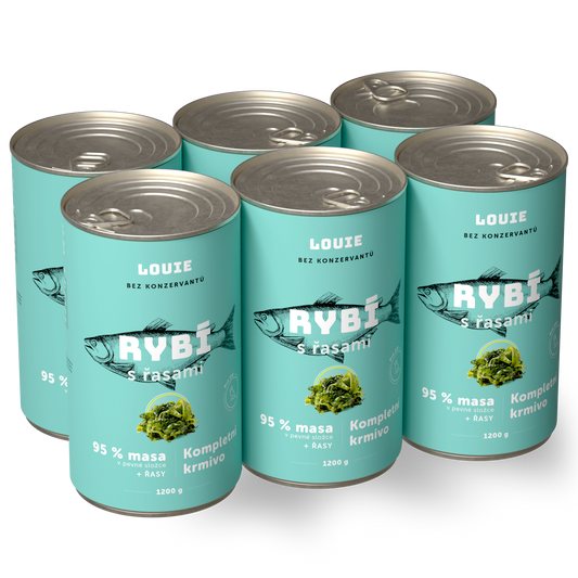 Výhodné balenie 6 ks - Ryba s riasami 1200g