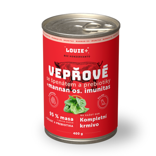 Bravčové so špenátom a prebiotikami 400 g