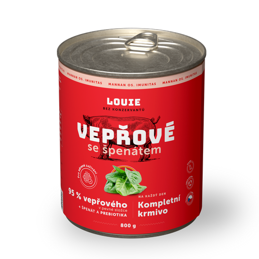 Bravčové ss špenátom a prebiotikami 800 g