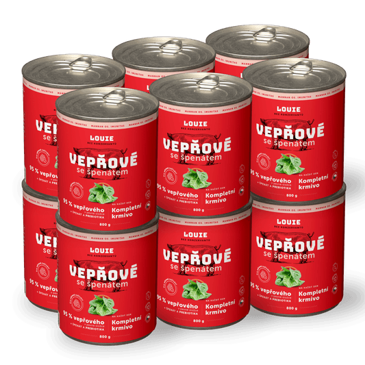 Bravčové so špenátom a prebiotikami | 12ks | 800g